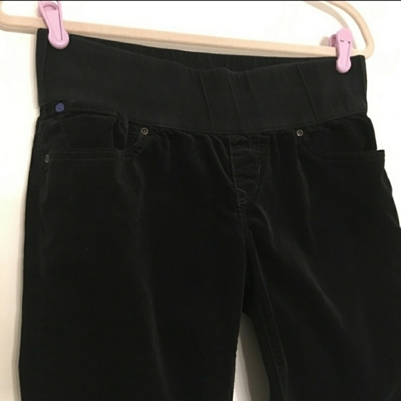 GAP Maternity Black Corduroy Pants Always Skinny Size 28 / 6 Fitted Stretch EUC - Picture 5 of 8